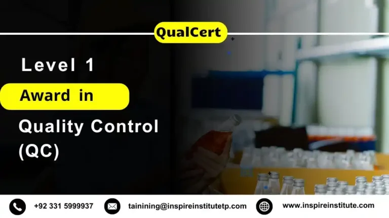 QualCert Level 1 Award in Quality Control (QC)