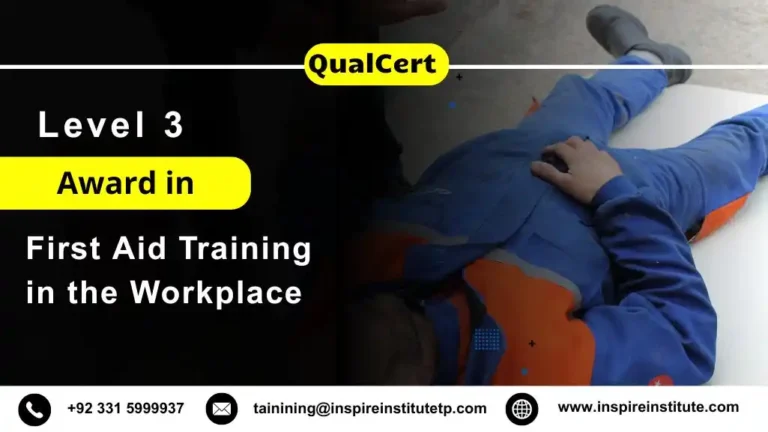 QualCert Level 3 Award in First Aid Training in the Workplace