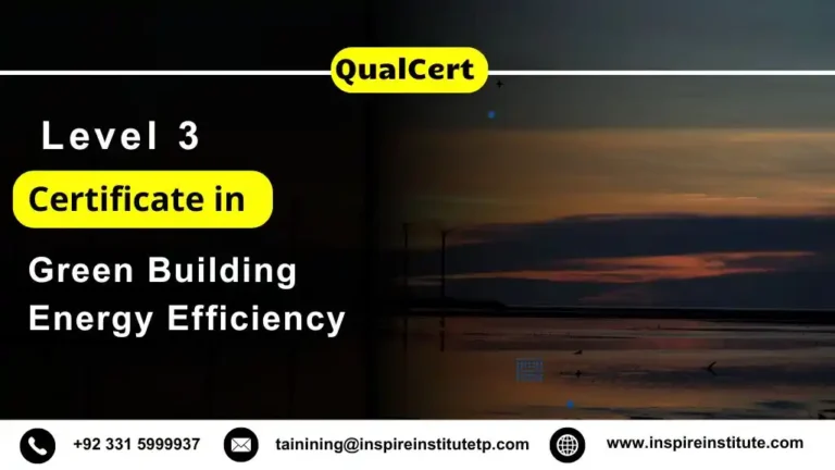 QualCert Level 3 Certificate in Green Building Energy Efficiency