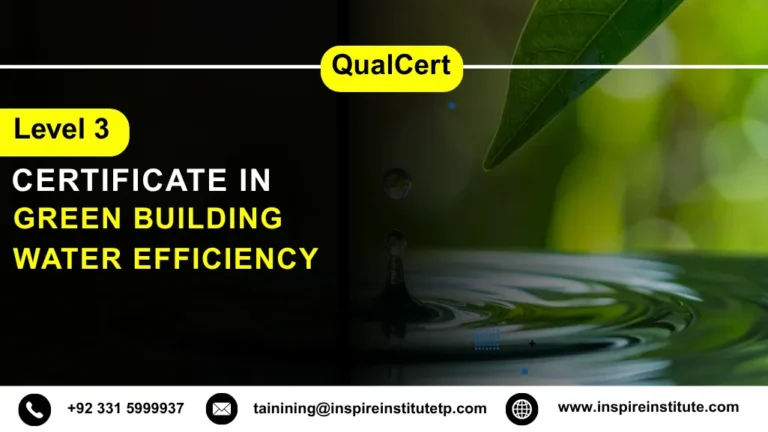 QualCert Level 3 Certificate in Green Building Water Efficiency
