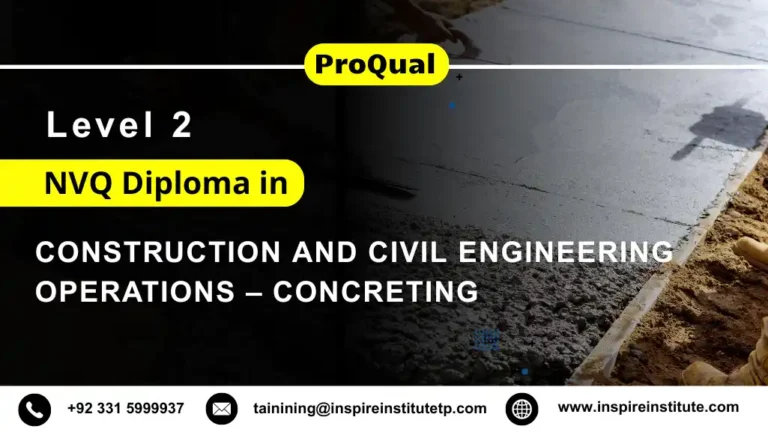 ProQual Level 2 NVQ Diploma in Construction and Civil Engineering Operations (Construction)-Concreting