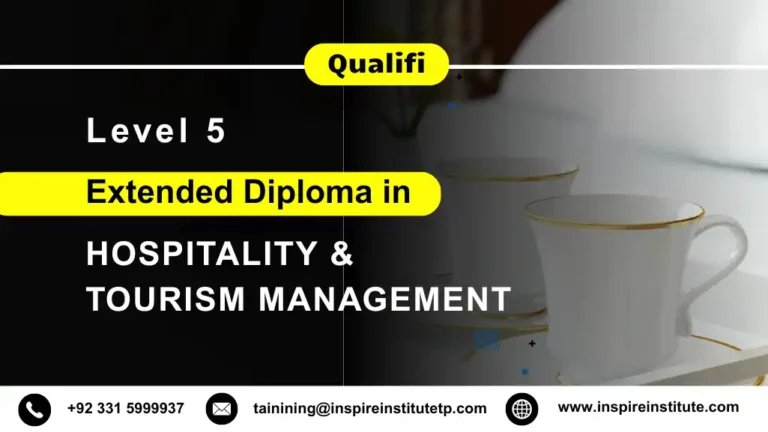 Qualifi Level 5 Extended Diploma in Hospitality and Tourism