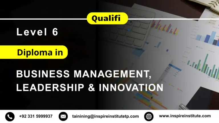 Qualifi Level 6 Diploma in Business Management, Leadership and Innovation