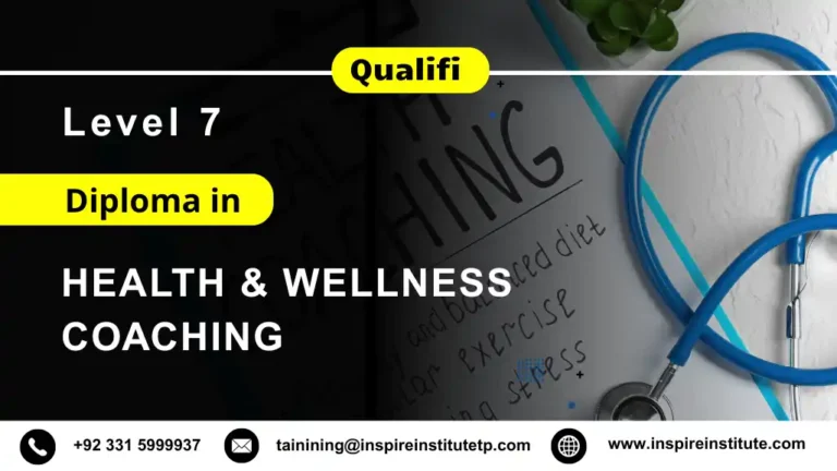 Qualifi Level 7 Diploma in Health and Wellness Coaching