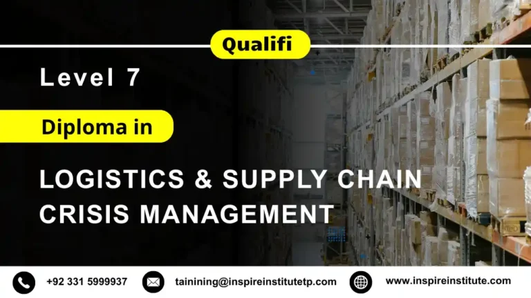 Qualifi Level 7 Diploma in Logistics and Supply Chain Crisis Management