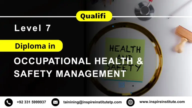 Qualifi Level 7 Diploma in Occupational Health and Safety Management