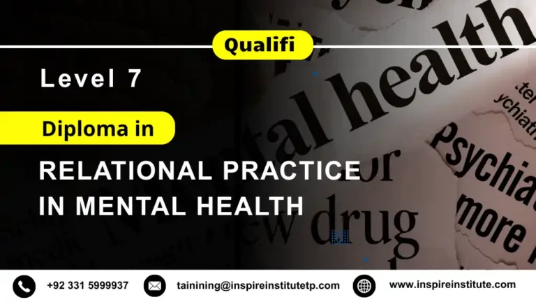 Qualifi Level 7 Diploma in Relational Practice in Mental Health