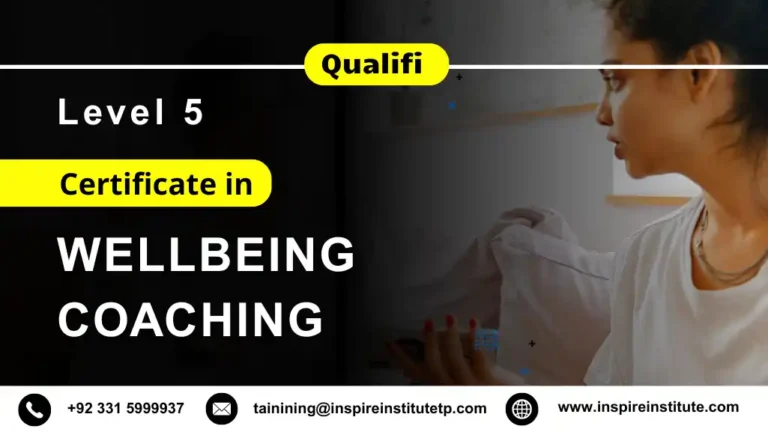 Qualifi Level 5 Certificate in Wellbeing Coaching