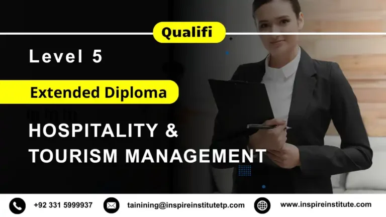 Qualifi Level 5 Extended Diploma in Hospitality & Tourism Management