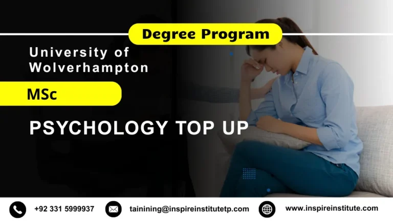 University of Wolverhampton MSc in Psychology Top Up (06 months)