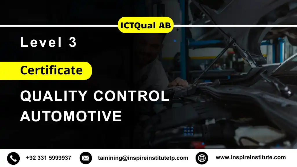ICTQual AB Level 3 Certificate in Quality Control Automotive