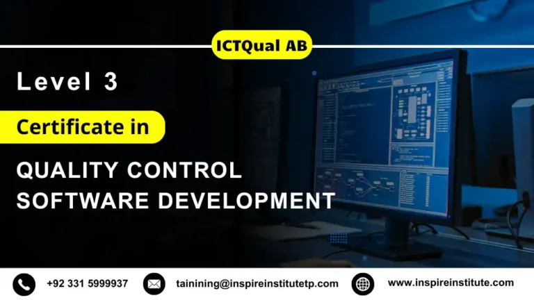 ICTQual AB Level 3 Certificate in Quality Control Software Development