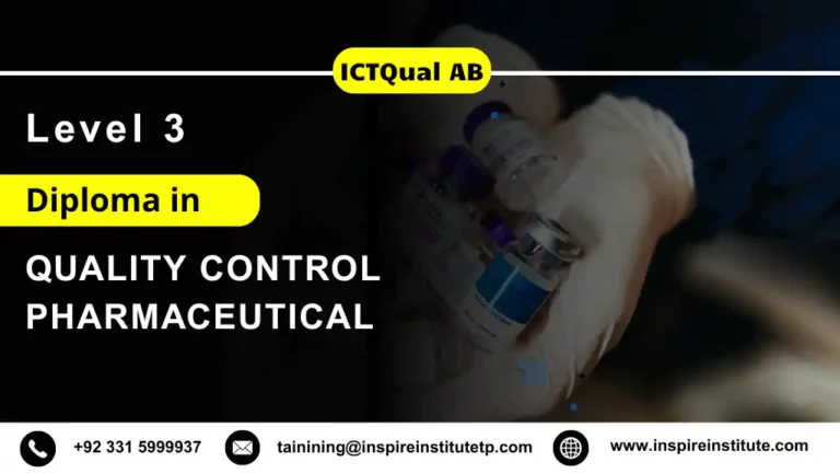 ICTQual AB Level 3 Diploma in Quality Control Pharmaceutical