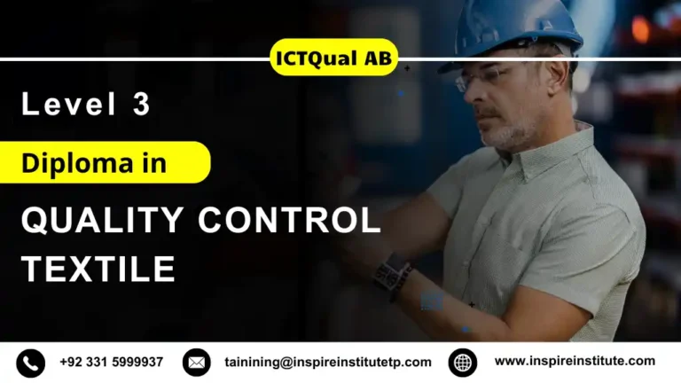 ICTQual AB Level 3 Diploma in Quality Control Textile