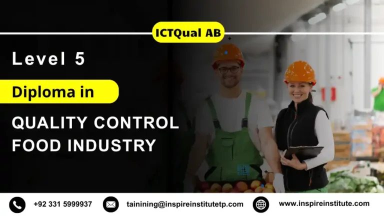 ICTQual AB Level 5 Diploma in Quality Control Food Industry