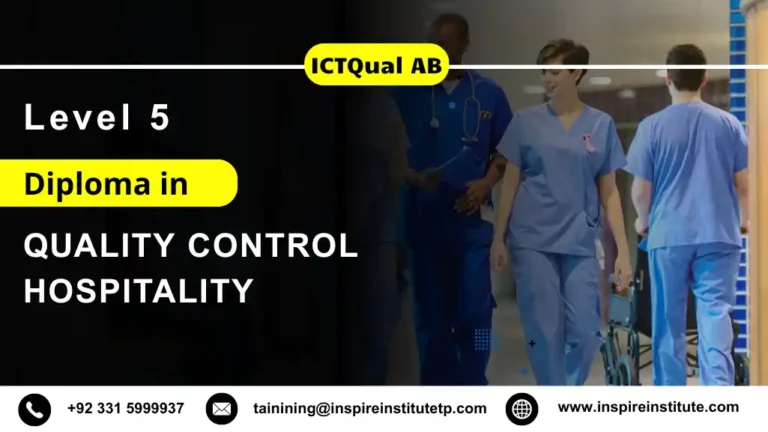 ICTQual AB Level 5 Diploma in Quality Control Hospitality