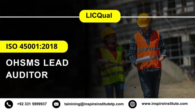 LICQual ISO 45001:2018 OHSMS Lead Auditor