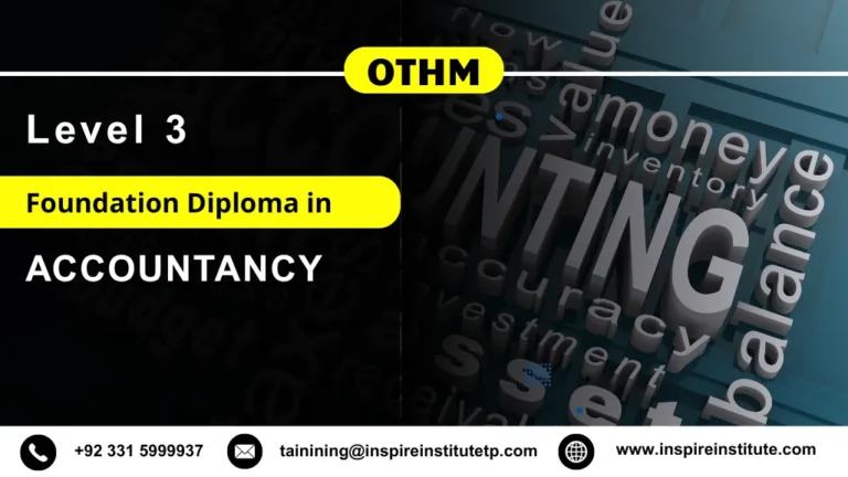 OTHM Level 3 Foundation Diploma in Accountancy