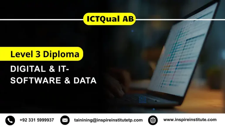 ICTQual AB Level 2 Diploma in Digital & IT-Software and Data