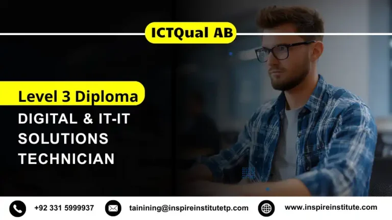 ICTQual AB Level 3 Diploma in Digital & IT-IT Solutions Technician