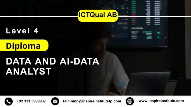 ICTQual AB Level 4 Diploma in Data and AI-Data Analyst
