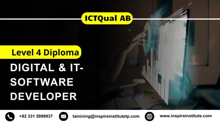 ICTQual AB Level 4 Diploma in Digital & IT-Software Developer