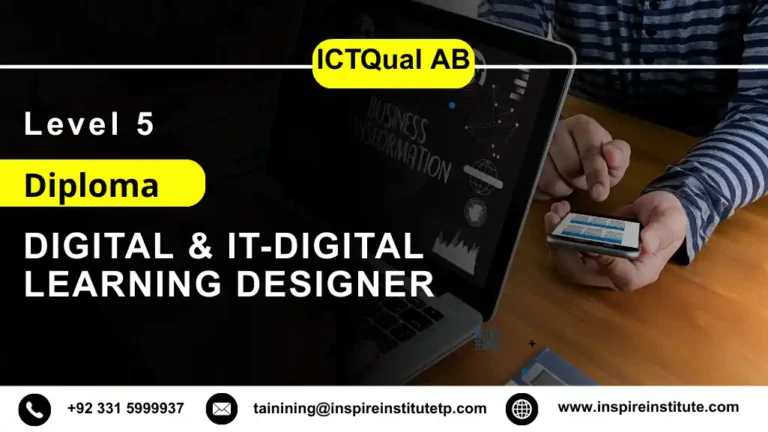 ICTQual AB Level 5 Diploma in Digital & IT-Digital learning Designer