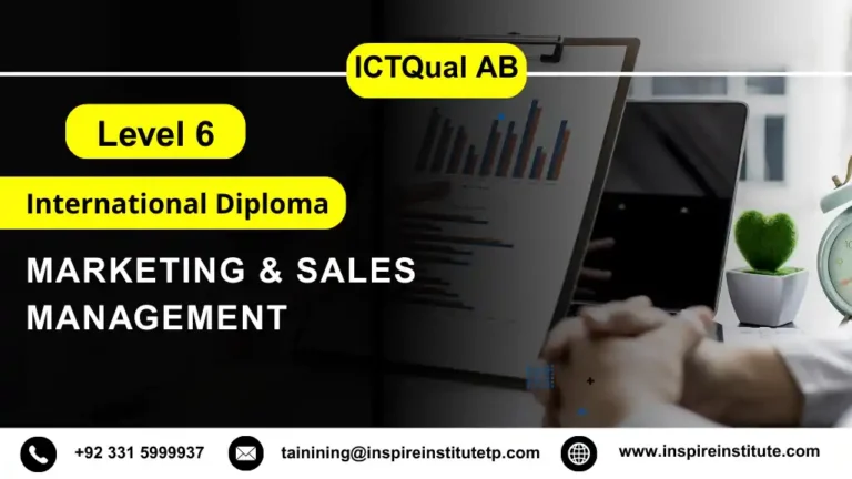 ICTQual AB Level 6 International Diploma in Marketing and Sales Management