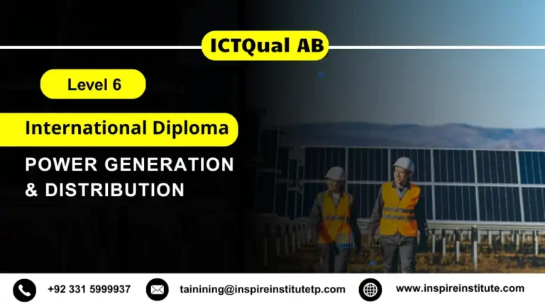 ICTQual AB Level 6 International Diploma in Power Generation & Distribution