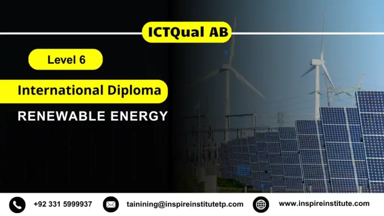 ICTQual AB Level 6 International Diploma in Renewable Energy
