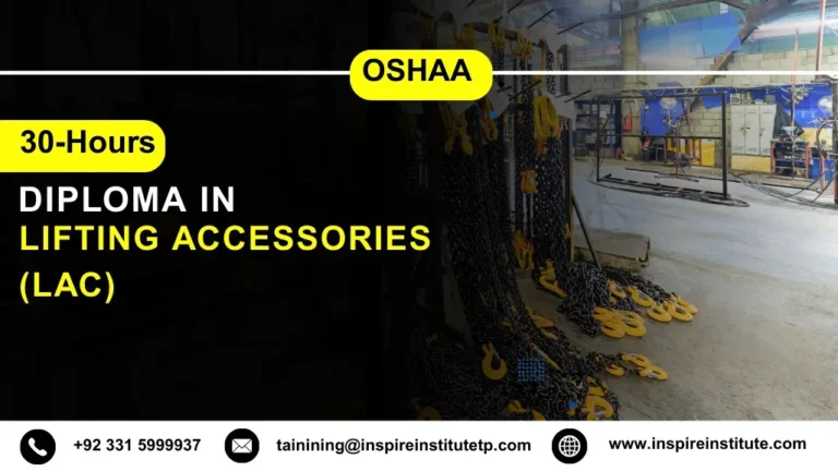 OSHAA 30-Hours Diploma in Lifting Accessories (LAC)