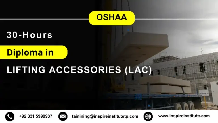 OSHAA 30-Hours Diploma in Lifting Accessories (LAC)