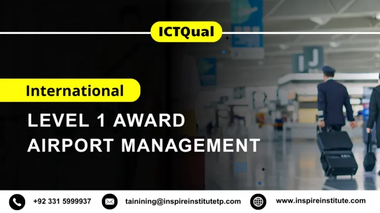 ICTQual International Level 1 Award in Airport Management