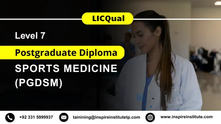 LICQual Level 7 Postgraduate Diploma in Sports Medicine (PgDSM)