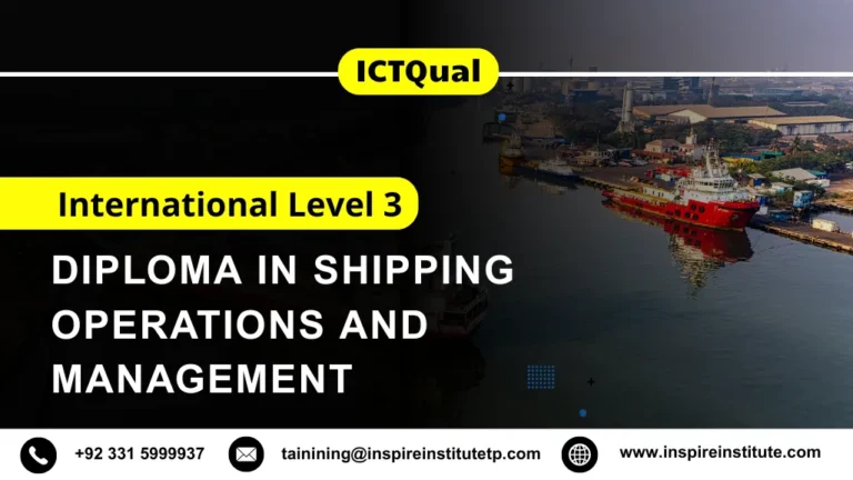 ICTQual International Level 3 Diploma in Shipping Operations and Management