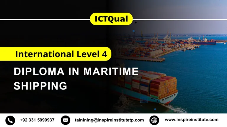 ICTQual International Level 4 Diploma in Maritime Shipping