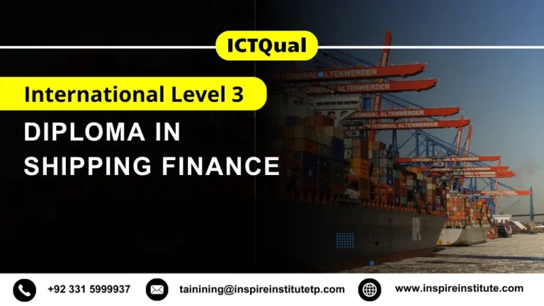 ICTQual International Level 3 Diploma in Shipping Finance