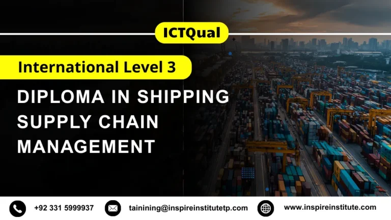 ICTQual International Level 3 Diploma in Shipping Supply Chain Management