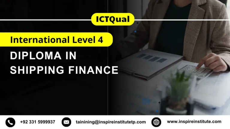 ICTQual International Level 4 Diploma in Shipping Finance