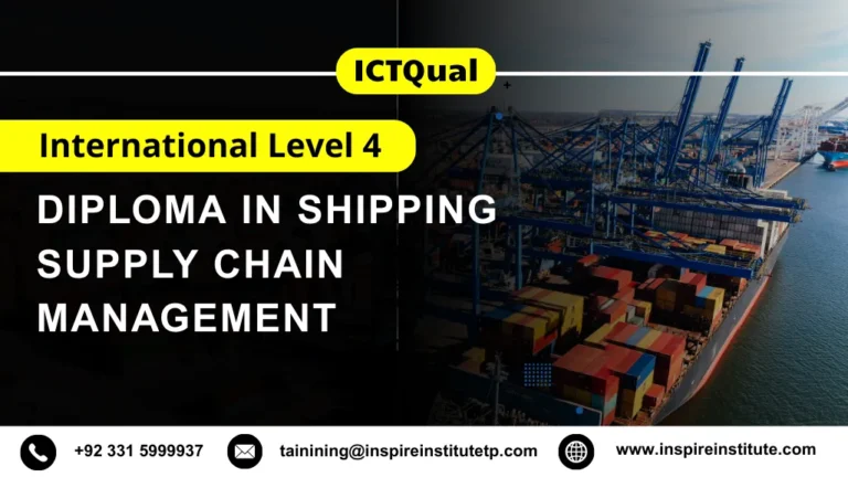 ICTQual International Level 4 Diploma in Shipping Supply Chain Management
