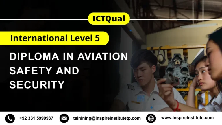 ICTQual International Level 5 Diploma in Aviation Safety and Security