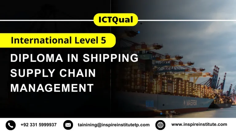 ICTQual International Level 5 Diploma in Shipping Supply Chain Management