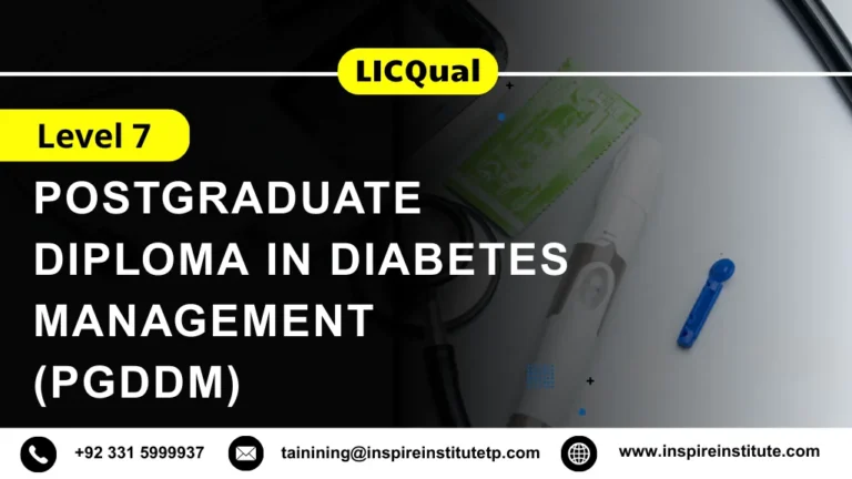 LICQual Level 7 Postgraduate Diploma in Diabetes Management (PgDDM) 