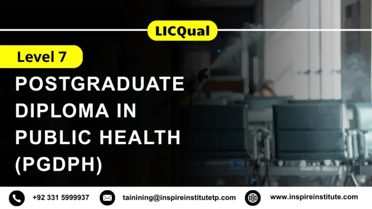 LICQual Level 7 Postgraduate Diploma in Public Health (PgDPH)