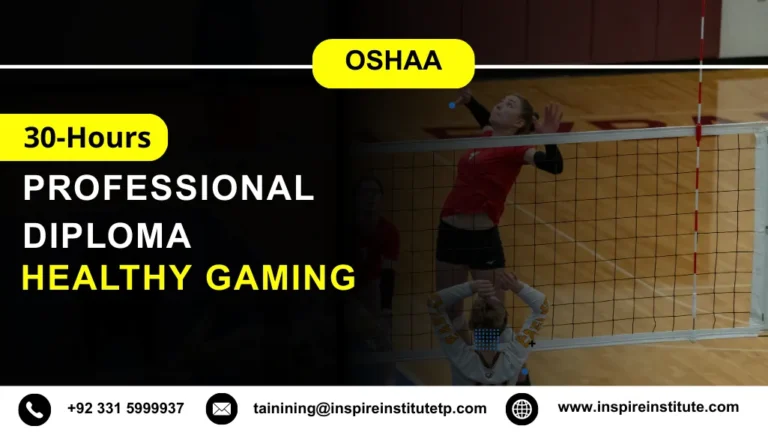 OSHAA 30-Hours Professional Diploma in Healthy Gaming