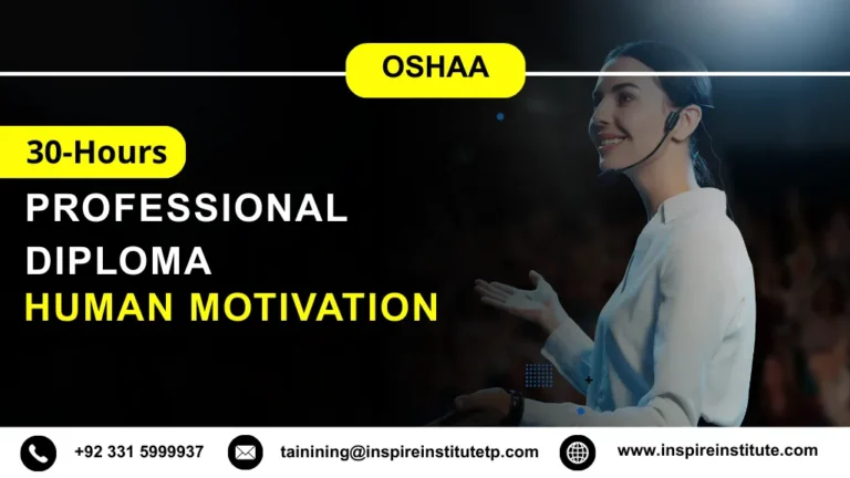 OSHAA 30-Hours Professional Diploma in Human Motivation
