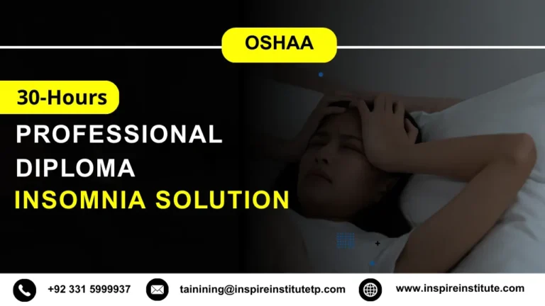 OSHAA 30-Hours Professional Diploma in Insomnia Solution