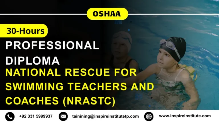 OSHAA 30-Hours Professional Diploma in National Rescue for Swimming Teachers and Coaches (NRASTC)