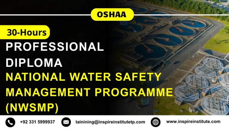 OSHAA 30-Hours Professional Diploma in National Water Safety Management Programme (NWSMP)