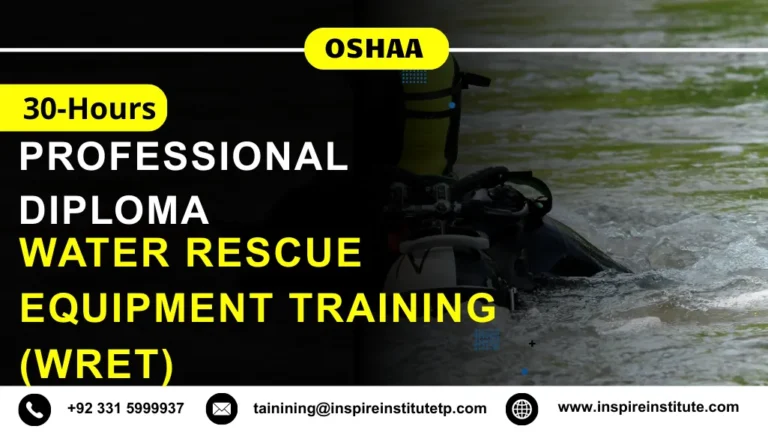 OSHAA 30-Hours Professional Diploma in Water Rescue Equipment Training (WRET)